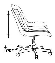 Кресло Бюрократ CH-350M черный искусст.кожа/ткань крестовина металл фото 6