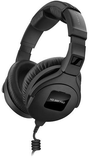 Гарнитура накладные Sennheiser HD 300 PRO 1.5м черный проводные оголовье (508288) фото 1
