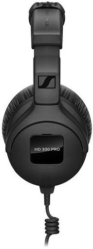 Гарнитура накладные Sennheiser HD 300 PRO 1.5м черный проводные оголовье (508288) фото 4