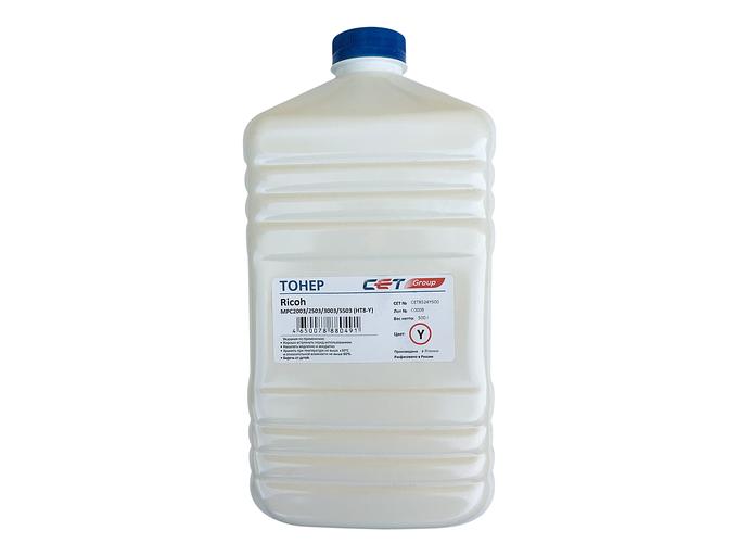 Тонер Cet HT8-Y CET8524Y500 желтый бутылка 500гр. для принтера RICOH MPC2003/2503/3003/5503 фото 1