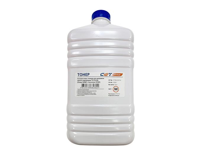 Тонер Cet NF6M/NF6D CET8521M514 пурпурный бутылка 514гр. (в компл.:девелопер) для принтера Konica Minolta Bizhub C224/284/364 фото 1