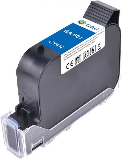Картридж струйный G&G GA-001C голубой (42мл) для G&G GG-HH1001 фото 1