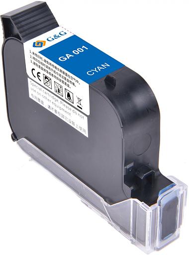 Картридж струйный G&G GA-001C голубой (42мл) для G&G GG-HH1001 фото 2