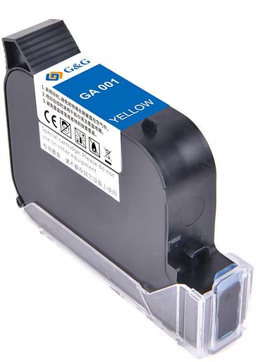 Картридж струйный G&G GA-001Y желтый (42мл) для G&G GG-HH1001 фото 2