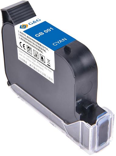 Картридж струйный G&G GB-001C голубой (42мл) для G&G GG-HH1001 фото 1