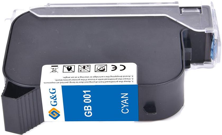 Картридж струйный G&G GB-001C голубой (42мл) для G&G GG-HH1001 фото 2