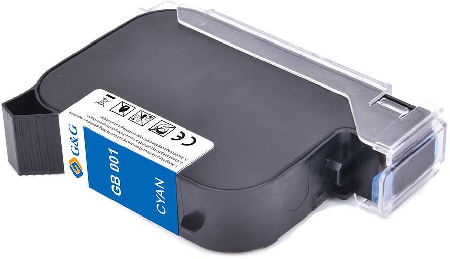 Картридж струйный G&G GB-001C голубой (42мл) для G&G GG-HH1001 фото 3