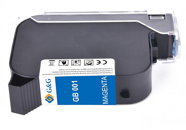 Картридж струйный G&G GB-001M пурпурный для G&G GG-HH1001 фото 3