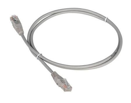 Патч-корд Lanmaster TWT-45-45-0.15-GY вилка RJ-45-вилка RJ-45 кат.5е 0.15м серый ПВХ (уп.:1шт) фото 1