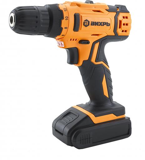 Дрель-шуруповерт Вихрь ДА-18Л-2 аккум. патрон:быстрозажимной фото 1