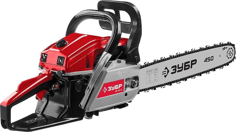 Бензопила Зубр ПБЦ-М52-45 2600Вт 3.5л.с. дл.шин.:18" (45cm) фото 3