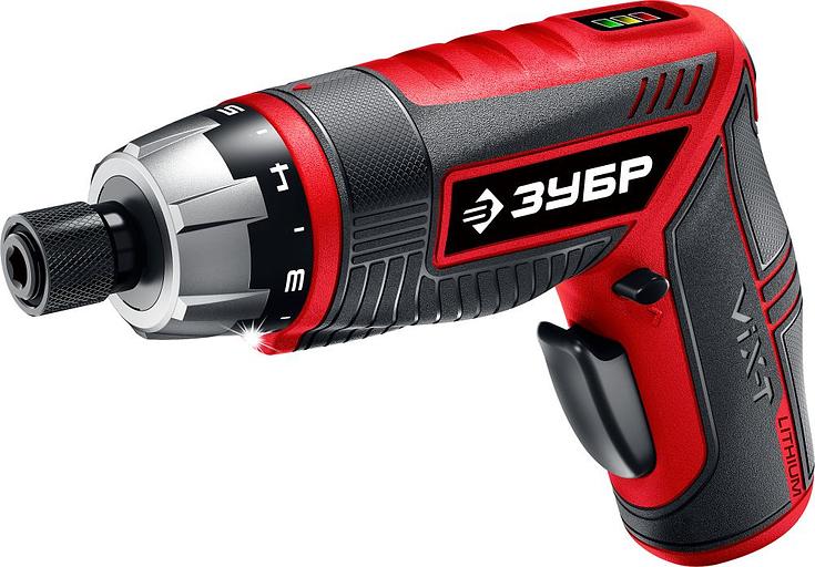 Отвертка электрическая Зубр ЗО-ЕМ-3.6 Ли аккум. патрон:Шестигранник 6.35 мм (1/4) (кейс в комплекте) фото 1