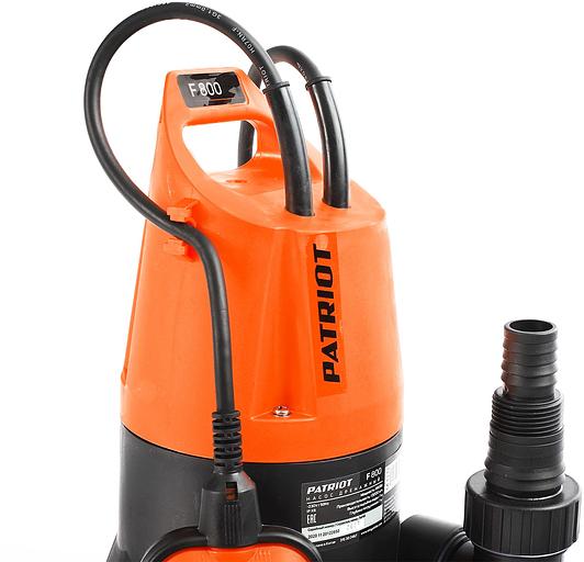 Садовый насос дренажный Patriot F 800 фото 4