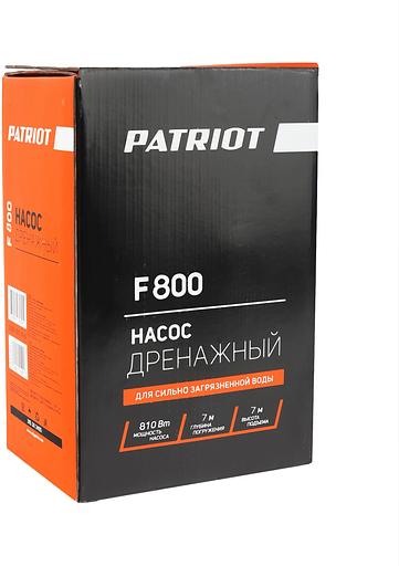 Садовый насос дренажный Patriot F 800 фото 7