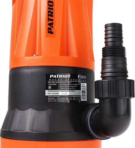 Садовый насос дренажный Patriot F 900i фото 8