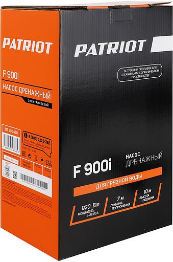 Садовый насос дренажный Patriot F 900i фото 9