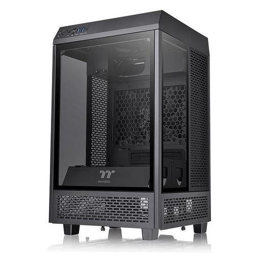 Корпус Thermaltake The Tower 100 черный без БП ATX 2x120mm 2xUSB3.0 1xUSB3.1 audio bott PSU фото 1