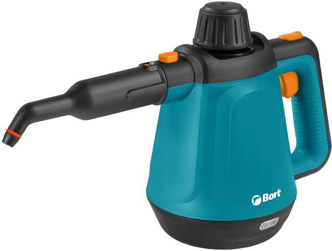 Пароочиститель ручной Bort BDR-2800-RR 1300Вт бирюзовый/черный фото 1