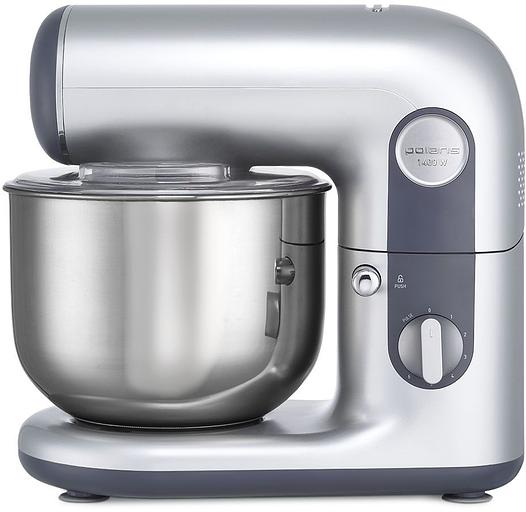 Миксер планетарный Polaris PKM 1403 серебристый фото 1