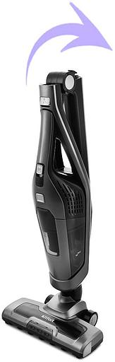 Пылесос ручной Kitfort KT-594 90Вт черный фото 3