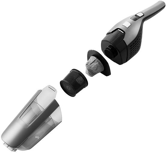 Пылесос ручной Kitfort KT-594 90Вт черный фото 8