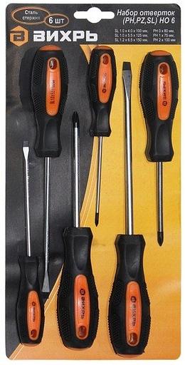 Набор отверточный Вихрь 73/6/2/13 6 предметов фото 1