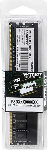 Память DDR4 16Gb 3200MHz Patriot PSD416G32002 RTL PC4-25600 CL22 DIMM 288-pin 1.2В single rank фото 5