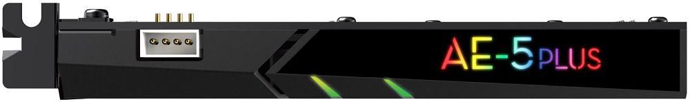 Звуковая карта Creative PCI-E BlasterX AE-5 Plus (BlasterX Acoustic Engine) 5.1 Ret фото 7