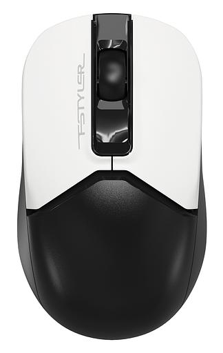 Мышь A4Tech Fstyler FG12S Panda белый/черный оптическая (1200dpi) беспроводная USB (3but) фото 1