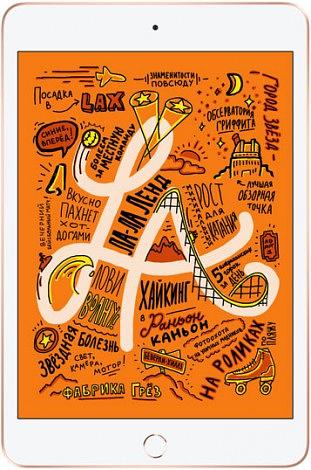 Планшет Apple iPad mini 2019 MUXE2RU/A A12 Bionic/RAM2Gb/ROM256Gb 7.9" IPS 2048x1536/3G/4G/iOS/золотистый/8Mpix/7Mpix/BT/WiFi/Touch/EDGE/9hr фото 2