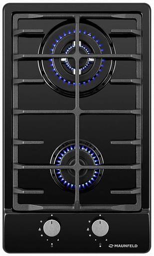 Газовая варочная поверхность Maunfeld EGHE.32.63CB/G черный фото 1