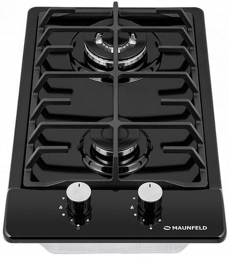 Газовая варочная поверхность Maunfeld EGHE.32.63CB/G черный фото 3