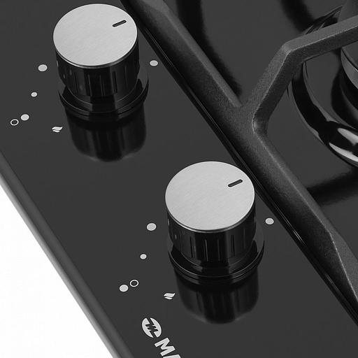 Газовая варочная поверхность Maunfeld EGHE.32.63CB/G черный фото 7