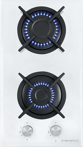 Газовая варочная поверхность Maunfeld EGHG.32.1CW/G белый фото 2