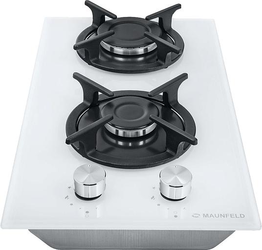 Газовая варочная поверхность Maunfeld EGHG.32.1CW/G белый фото 3