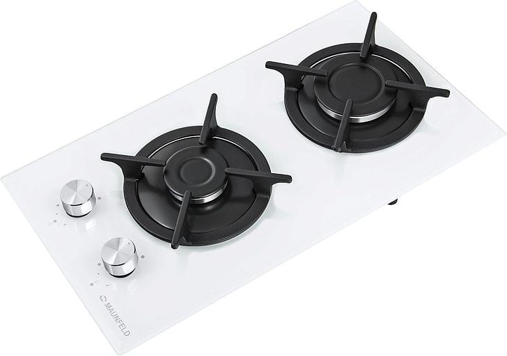 Газовая варочная поверхность Maunfeld EGHG.32.1CW/G белый фото 4