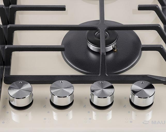 Газовая варочная поверхность Maunfeld EGHG.64.63CBG/G бежевый фото 6