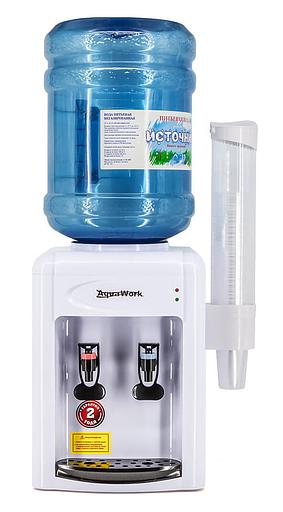 Кулер Aqua Work 0.7-TDR настольный электронный белый фото 3