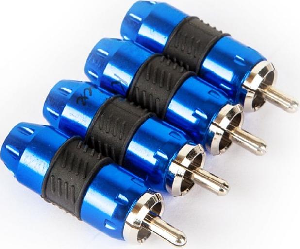 Коннектор Kicx RCA-4BL (упак.:4шт) фото 1