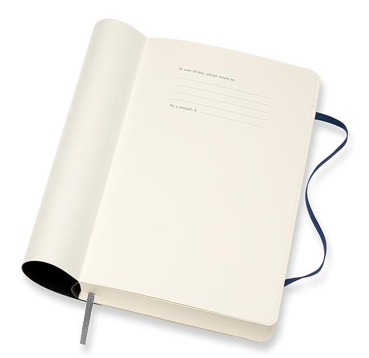 Еженедельник Moleskine ACADEMIC SOFT Large 130х210мм датир.18мес 592стр. мягкая обложка черный фото 3