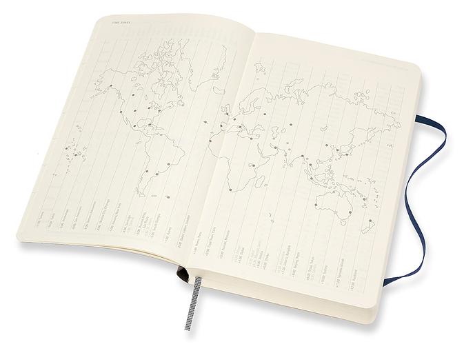 Еженедельник Moleskine ACADEMIC SOFT Large 130х210мм датир.18мес 592стр. мягкая обложка черный фото 5