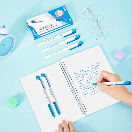 Ручка шариковая Deli EQ23-BL 0.7мм белый синие чернила (1шт) фото 7