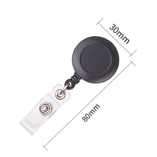 Держатель для бейджа Deli 8309GREY 80см горизонтально-вертикальный пластик серый (упак.:12шт) фото 3