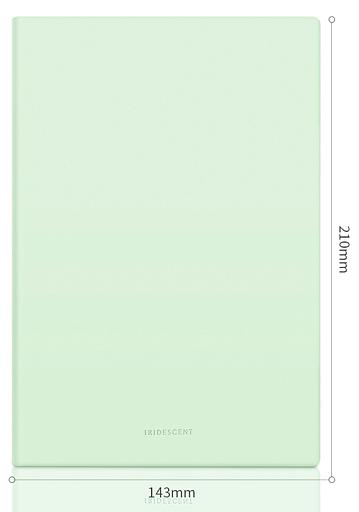 Блокнот Deli 22283LT-GREEN 210х143мм искусст. кожа 96л светло-зеленый фото 3