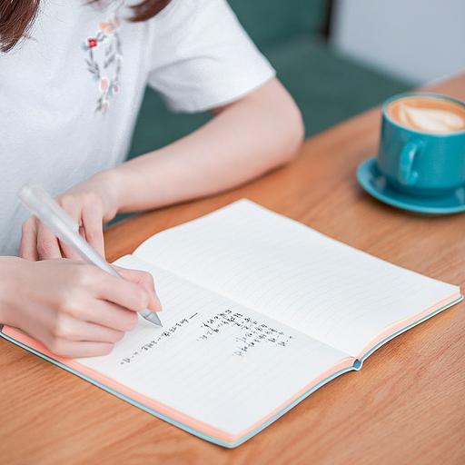 Блокнот Deli 22283LT-BLUE 210х143мм искусст. кожа 96л голубой фото 4