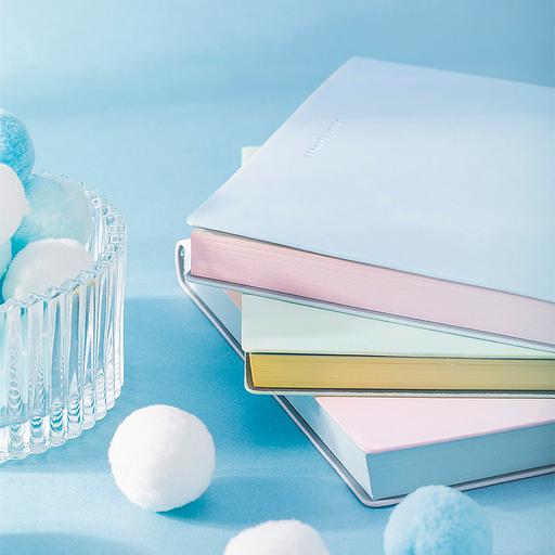 Блокнот Deli 22283LT-BLUE 210х143мм искусст. кожа 96л голубой фото 6