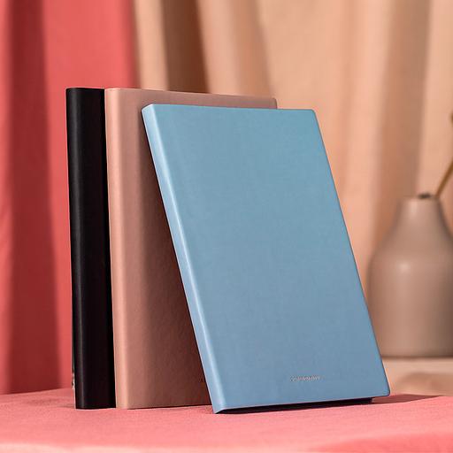 Блокнот Deli 22284BROWN 210х143мм искусст. кожа 96л коричневый фото 5