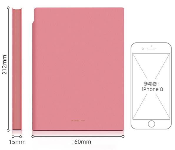 Блокнот Deli 22290PINK 210х143мм искусст. кожа 112л розовый фото 2