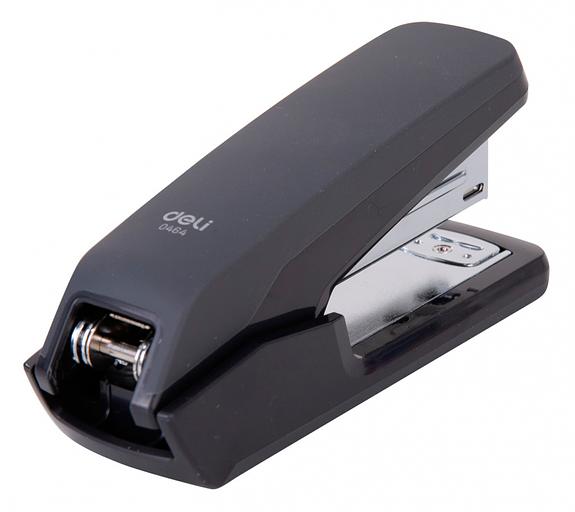 Степлер настольный Deli E0464BLACK Exceed 24/6 26/6 (25листов) черный 100скоб металл/пластик коробка фото 8