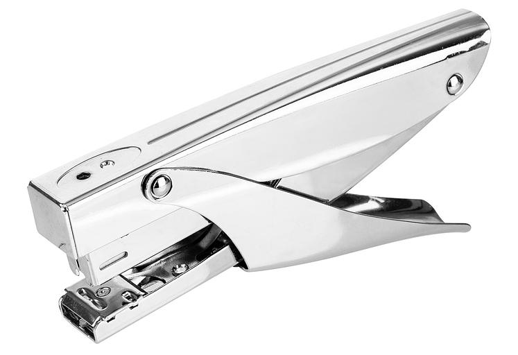 Плиер Deli E0346S 24/6 26/6 (25листов) серебристый металл фото 1